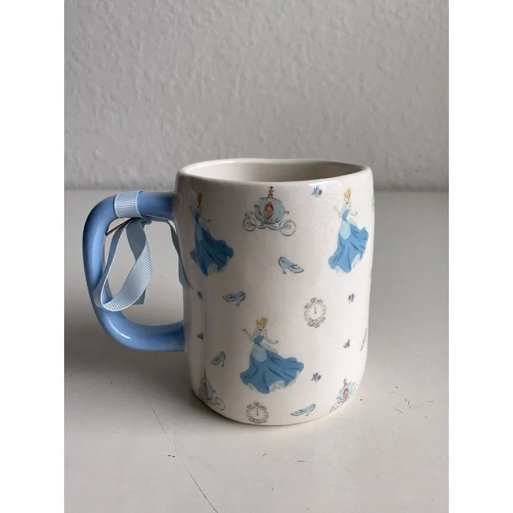 Rae Dunn Disney Cinderella Carriage Clock‎ Slipper Bibbidi Bobbidi Boo Mug NEW